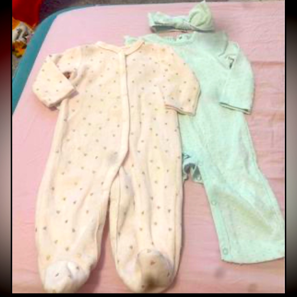 Baby girl 3-6 month onesie bundle